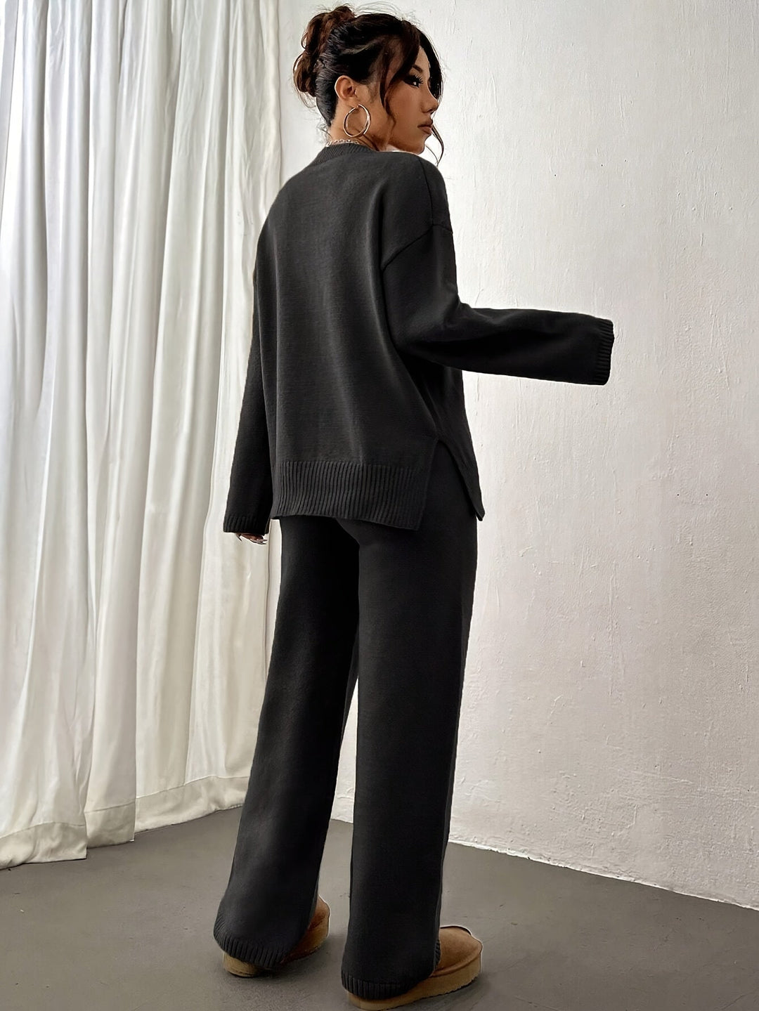 Velinor | Ensemble de Tricot Rayé