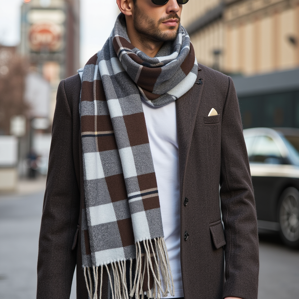 Velinor - Écharpe à motifs héritage