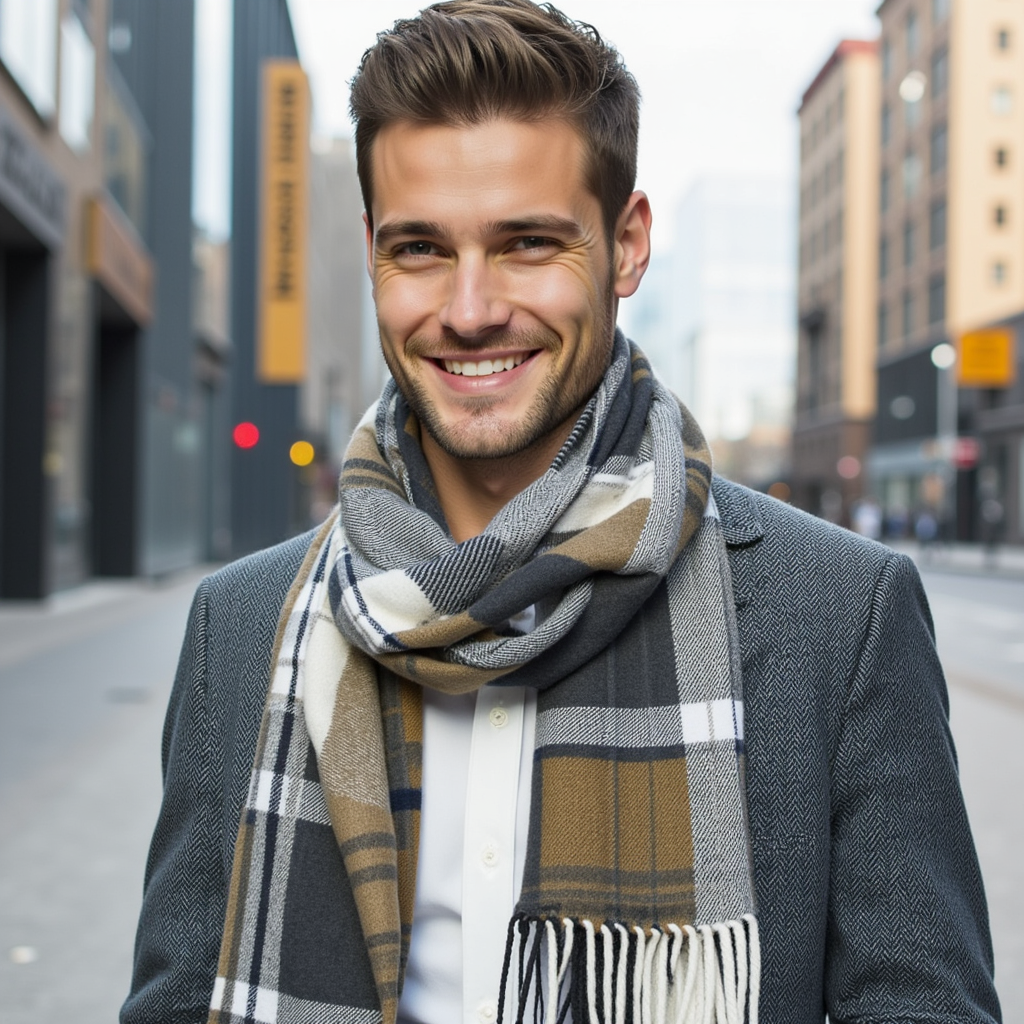 Velinor - Écharpe à motifs héritage