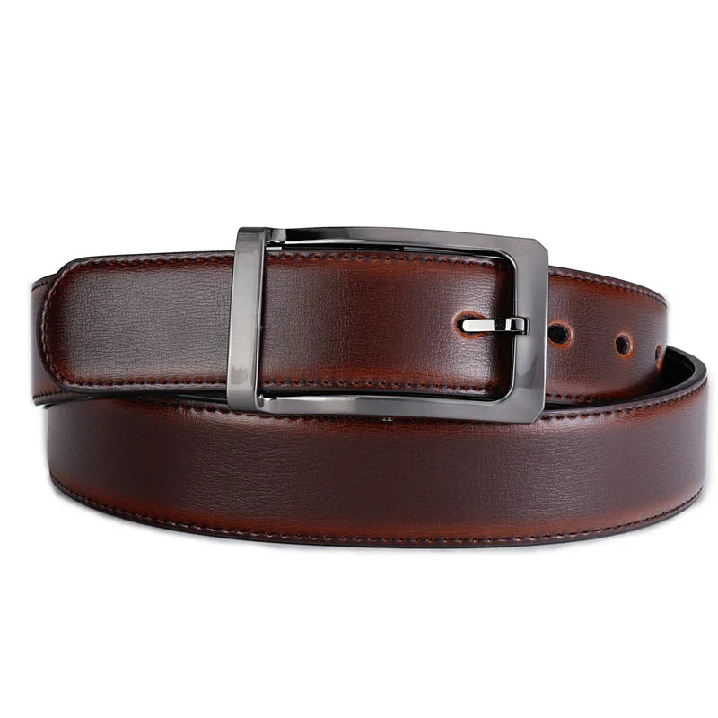 Velinor - Ceinture réversible en cuir véritable