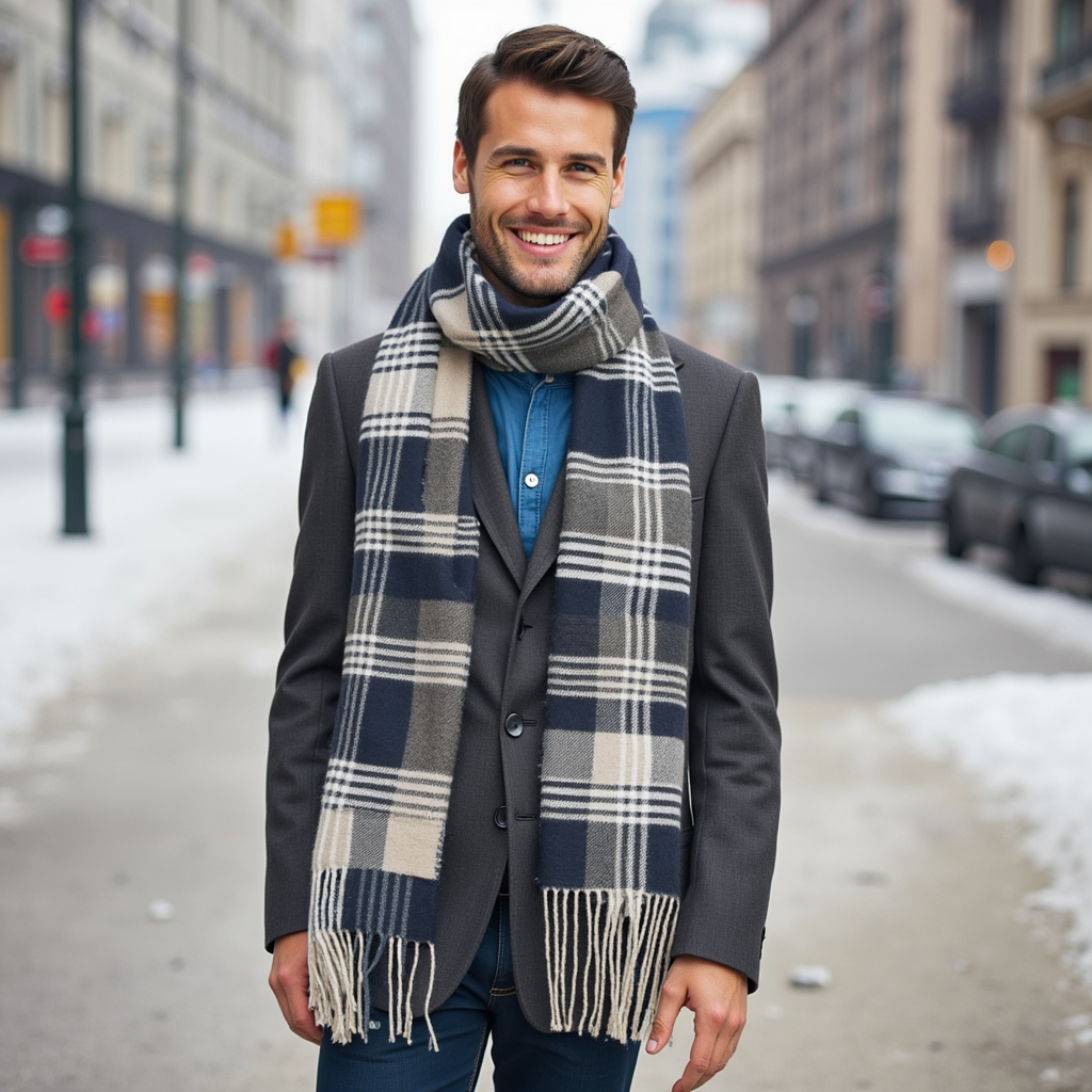 Velinor - Écharpe à motifs héritage