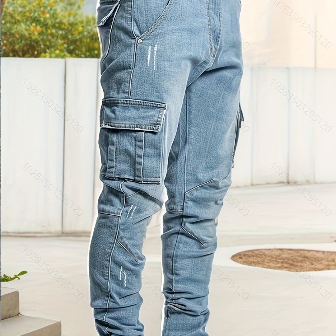 Velinor - Pantalon cargo slim